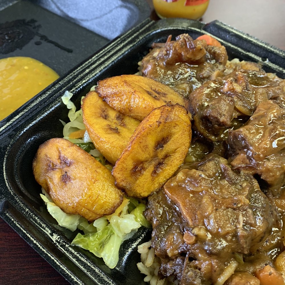 Mad O Caribbean and Seafood - Oxtails w Rice, Peas & Plantains! - Seafood Near Me - Jacksonville, Florida