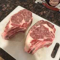 Del Fox Custom Meats - Just plain ole rib steaks.