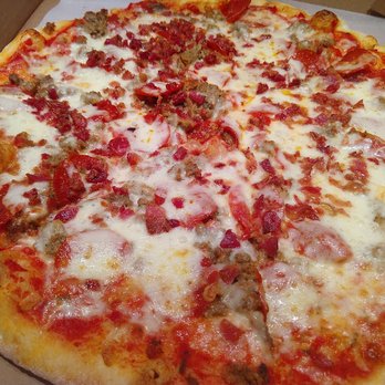 Sergio's Pizza - Meat lovers pizza - Pizza Near Me - Raleigh, North Carolina