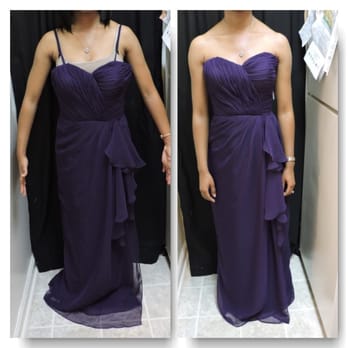 Twelve Tailoring - Bridesmaids dress was huge! We took in about 5 up to the high hip. - Sewing & Alterations Near Me - North Charleston, South Carolina