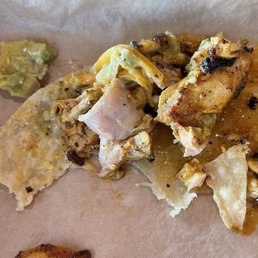 Raw chicken in my taco :(