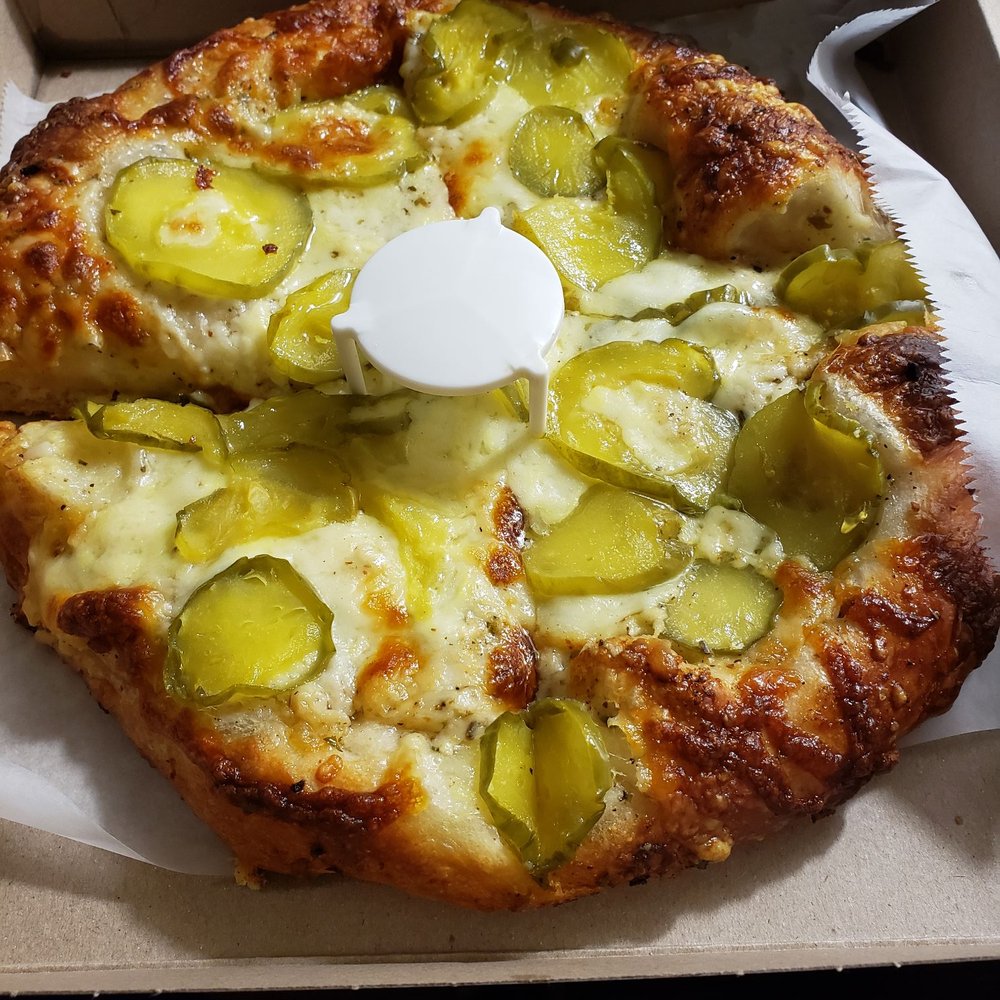 9" Pickle Pizza. Very tasty, was everything I had hoped for. 9" Pickle Pizza. Very tasty, was everything I had hoped for.