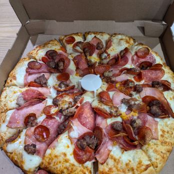 Mountain Mike's Pizza - Pike's peak (Large) with light sauce $33 and excellent! - Pizza Near Me - Oceanside, California