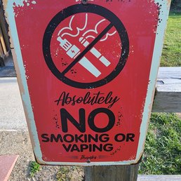 No smoking for plantlife integrity