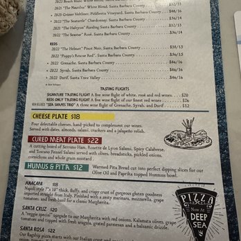 Deep Sea Wine Tasting Room - Menu 2024 - Wine Bars Near Me - Ventura, California Deep Sea Wine Tasting Room - Menu 2024 - Wine Bars Near Me - Ventura, California