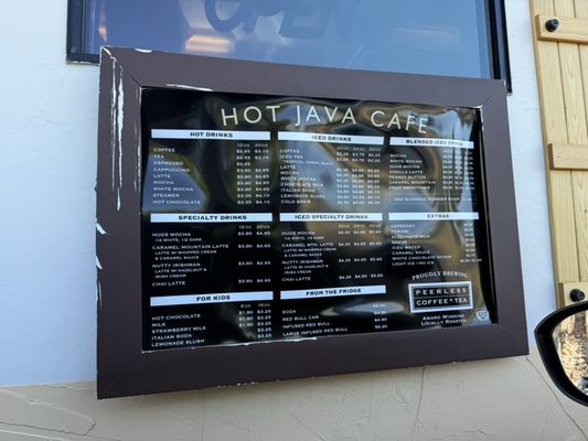 Menu photo 1 Hot Java Cafe Citrus Heights, CA Menu photo 1 Hot Java Cafe Citrus Heights, CA