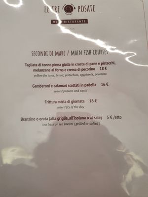 Menu photo 3 Le tre posate Florence, FI