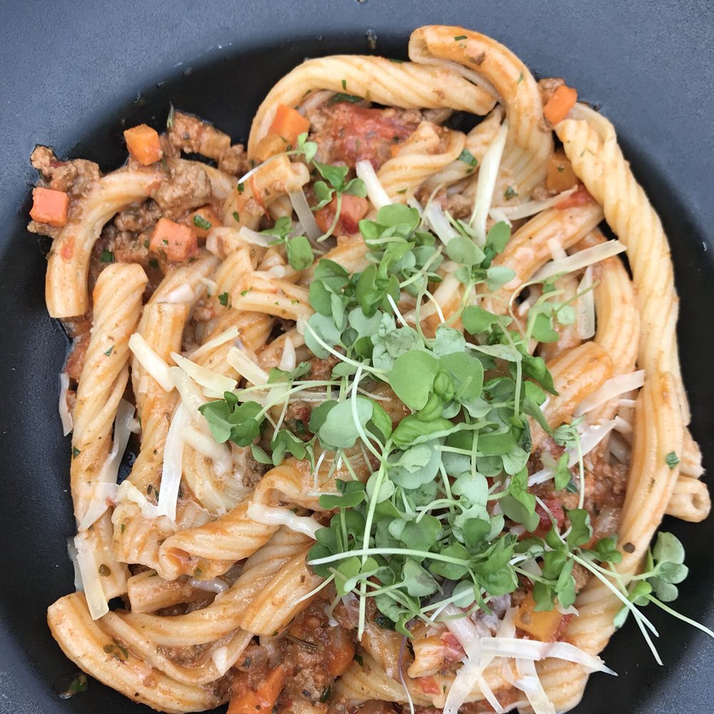 The Foundry Restaurant - Garganelli bolognese dish - very fresh and delicious - American Near Me - Manchester, New Hampshire The Foundry Restaurant - Garganelli bolognese dish - very fresh and delicious - American Near Me - Manchester, New Hampshire