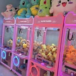 Claw machines.