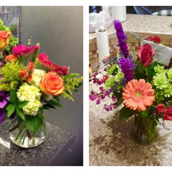 Tatum Flowers - What I ordered on the left and what was sent on the right. - Florists Near Me - Phoenix, Arizona