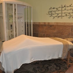 Mineral Bodyworks - Skin treatment room with steam shower.