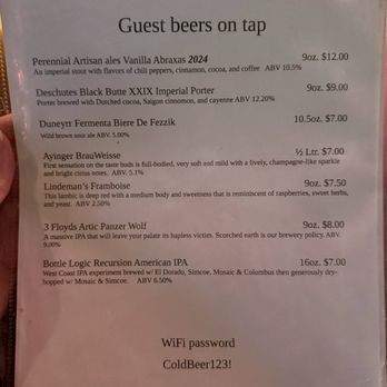 Lunar Brewing - Guest Beers - Breweries Near Me - Villa Park, Illinois