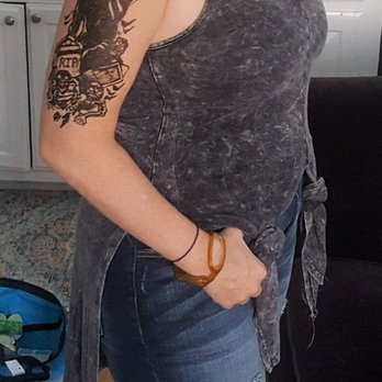 Karma Henna and Longboards - rocking her new Rob Zombie Henna from Karma - Henna Artists Near Me - Virginia Beach, Virginia