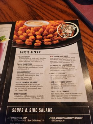 Outback Steakhouse Lincoln Menu With Prices: Ultimate Guide 2025