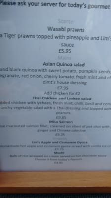 Menu photo 3 Dim T London, XGL