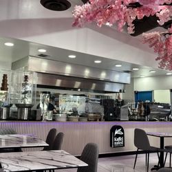 Kaffeinated Crepes & Coffee - Front of restaurant and cash register- order & pay