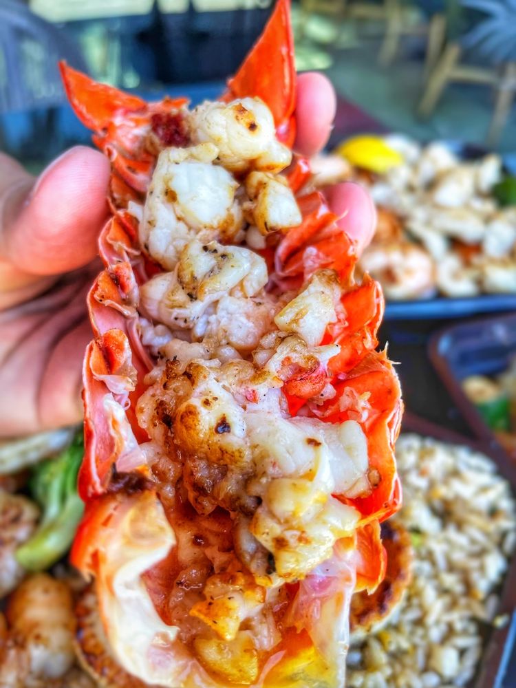 Food from Habachihana Grill