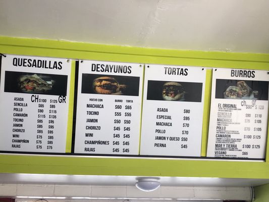 Menu photo 1 El Burro Percherón Tijuana, BCN