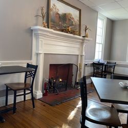 Buckhorn Inn - Dining room fireplace