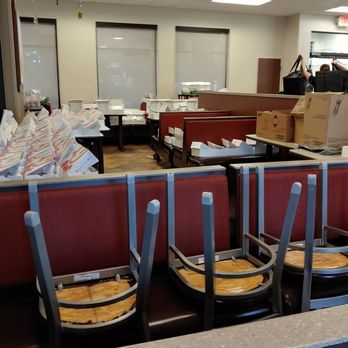 Chick-fil-A - Indoor seating being used as a staging area for catering orders - Fast Food Near Me - Florence, Kentucky