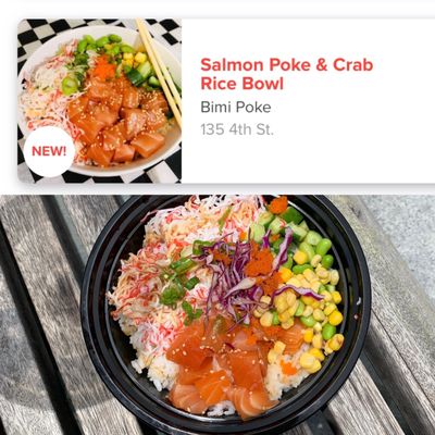 Foto Bimi Poke - San Francisco, CA, Amerika Syarikat. Picture vs Reality