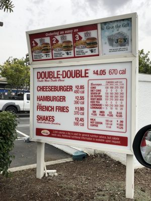 Menu photo 5 In-N-Out Burger Pacific Beach, CA Menu photo 5 In-N-Out Burger Pacific Beach, CA