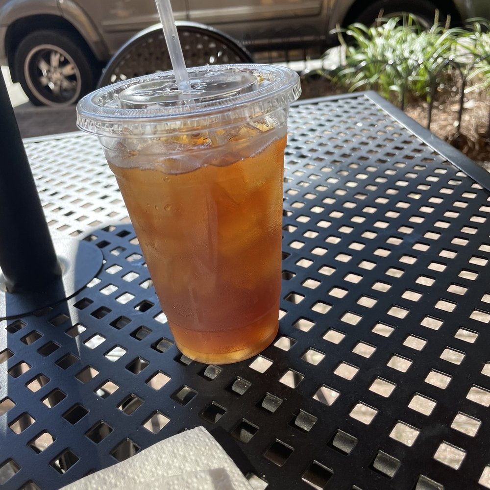 Cafe Lucia - Large Peach Tea - Coffee Roasteries Near Me - Smyrna, Georgia