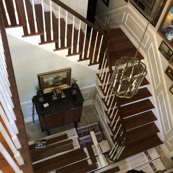 JM Floors - a view of a staircase from above - Flooring Near Me - Lawrenceville, Georgia JM Floors - a view of a staircase from above - Flooring Near Me - Lawrenceville, Georgia