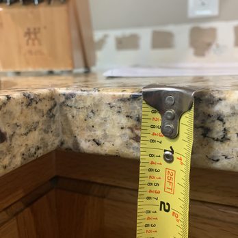 Elite Granite Tops - FINISHED PRODUCT- stair set appearance between two different slabs used, seamed, and have two different thicknesses 1/8" off from one anothr - Countertop Installation Near Me - Colorado Springs, Colorado Elite Granite Tops - FINISHED PRODUCT- stair set appearance between two different slabs used, seamed, and have two different thicknesses 1/8" off from one anothr - Countertop Installation Near Me - Colorado Springs, Colorado