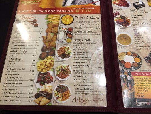 Menu photo 1 Simba Grill East York, ON