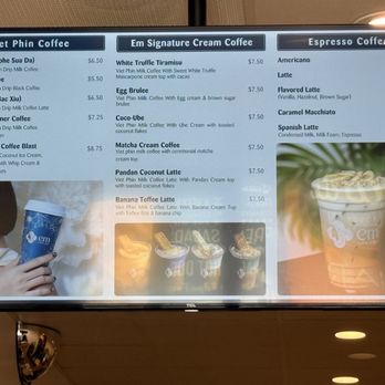 Em Coffee House - Menu - Coffee & Tea Near Me - San Diego, California Em Coffee House - Menu - Coffee & Tea Near Me - San Diego, California