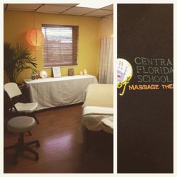 Central Florida School of Massage Therapy - Clinic nights. A time to put our knowledge to use!