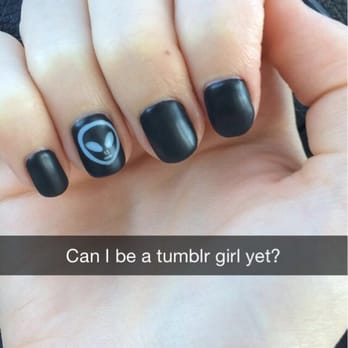 Lana's Diamond Salon - Love my gel manicure! My little alien is perfect - Nail Salons Near Me - Downey, California