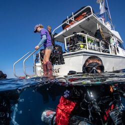 Marissa Charters - Epic Tech dive support -photo by Drew W.