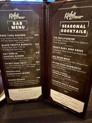 Menu photo 2 Kirby's Steakhouse Southlake, TX Menu photo 2 Kirby's Steakhouse Southlake, TX