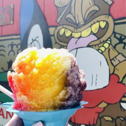 Lani's Shaved Ice - Small shaved ice with: watermelon, mango, grape