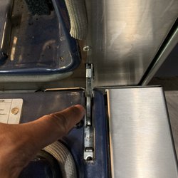 JL Appliance - Stove hinge that Jerel repaired.