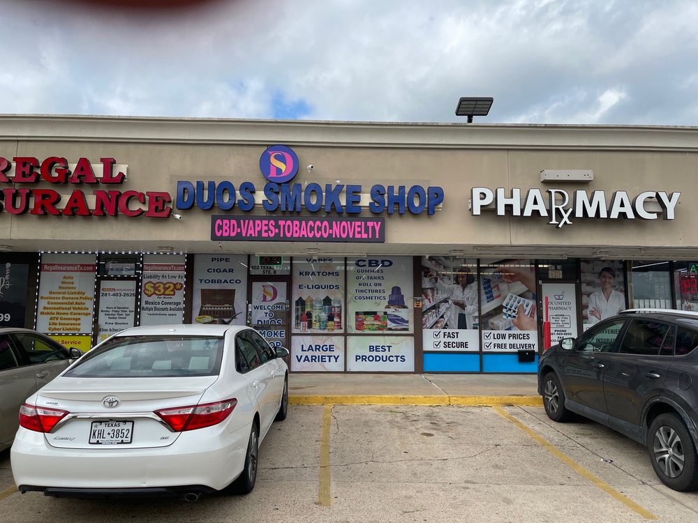 DUOS SMOKE SHOP Updated March 2025 802 Texas Pkwy, Stafford, Texas Tobacco Shops Phone