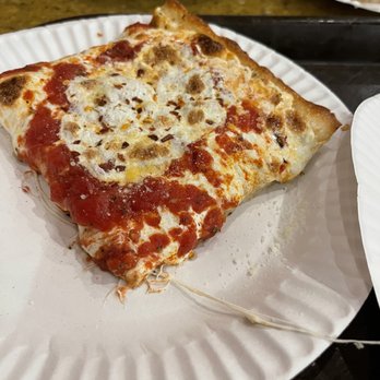 Gino's Pizzeria & Restaurant - Grandma Slice - Pizza Near Me - Howard Beach, New York