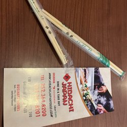 Hibachi Japan - Menu and chopsticks