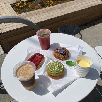 Breadbelly - Kaya Bun, Blueberry Croissant Tart and Rhubarb Lychee Danish - Bakeries Near Me - San Francisco, California
