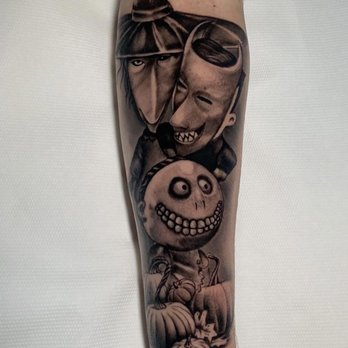 Oxygen Ink - South Beach - Lock, Shock, Barrel characters. - Tattoo Near Me - Miami Beach, Florida Oxygen Ink - South Beach - Lock, Shock, Barrel characters. - Tattoo Near Me - Miami Beach, Florida