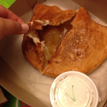 D.P. Dough - Apple pie Zone with Tasty vanilla frosting - Pizza Near Me - Henrietta, New York D.P. Dough - Apple pie Zone with Tasty vanilla frosting - Pizza Near Me - Henrietta, New York
