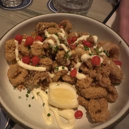 Calamari- Super salty, not enough lemon Calamari- Super salty, not enough lemon