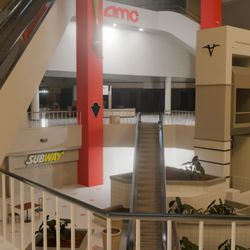 Valley View Center - an overview of the food court, empty because its a dead mall now
