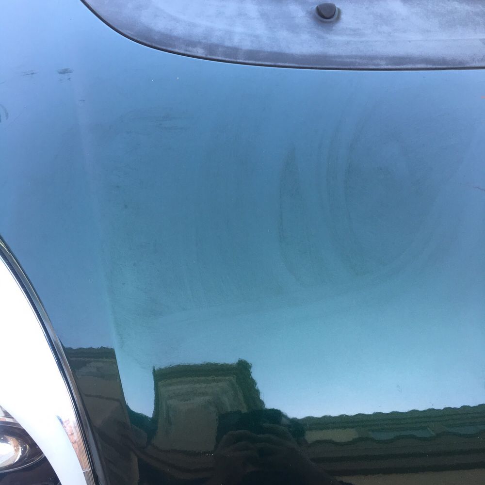Cobblestone Auto Spa - Another angle of how dirty the hood still is. - Auto Detailing Near Me - Gilbert, Arizona Cobblestone Auto Spa - Another angle of how dirty the hood still is. - Auto Detailing Near Me - Gilbert, Arizona