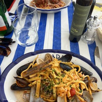 Rada - the spaghetti & meatballs & the seafood pasta. - Modern European Near Me - Positano, SA