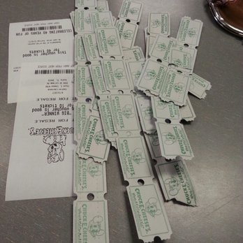 Chuck E. Cheese - a bunch of tickets - Pizza Near Me - Ocala, Florida Chuck E. Cheese - a bunch of tickets - Pizza Near Me - Ocala, Florida