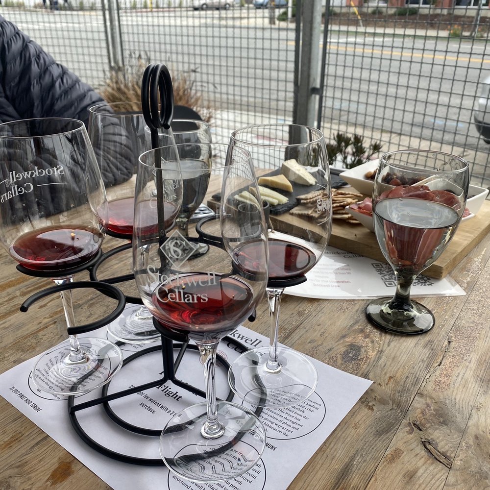 Flight of pinot Flight of pinot