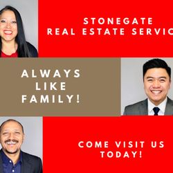 Stonegate Real Estate Services - Come visit us today! Here at Stonegate our highest priority is to treat our clients like Family!